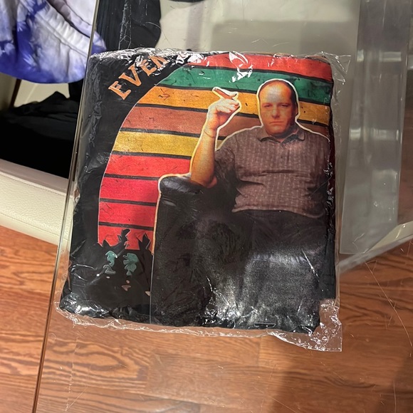 Tony Soprano Xxl black graphic t shirt new - Picture 1 of 3